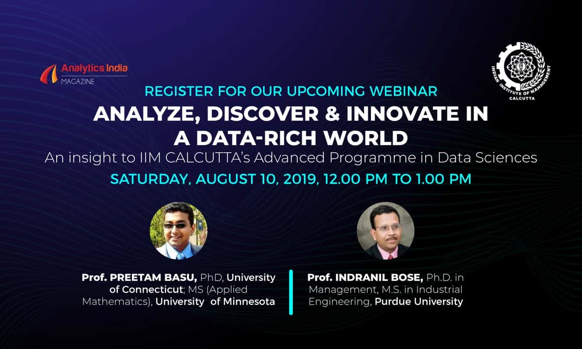 WEBINAR: How To Use Data Science Tools And Techniques Like A Pro