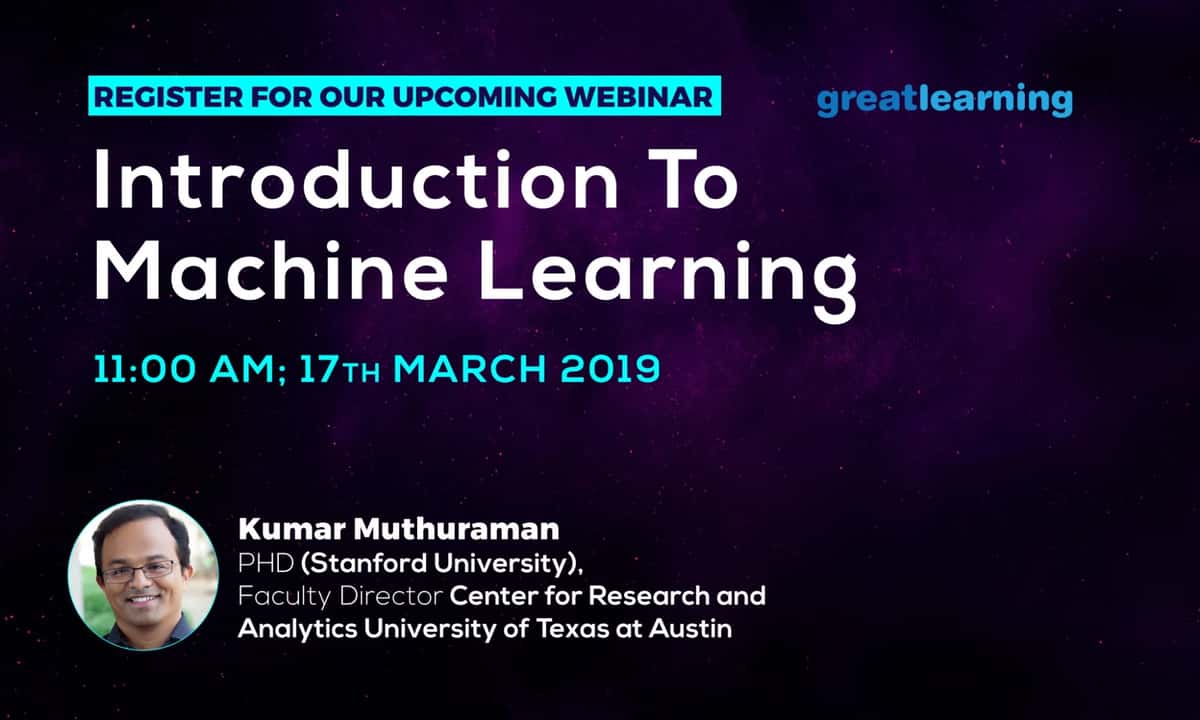 Machine Learning Webinar: Understand The Fundamentals Of Building ML Applications